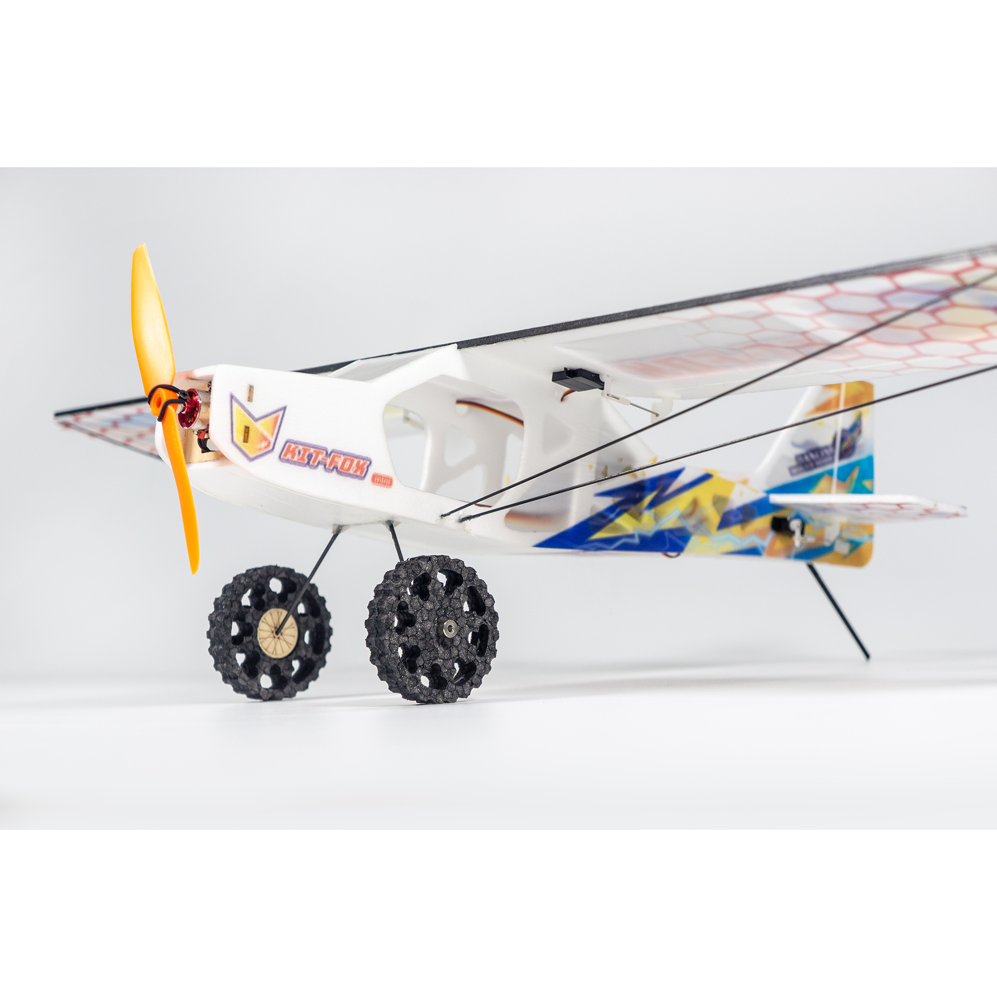 Model Kit Plane - KIT-FOX V2025 RC Airplane Kit 570mm,