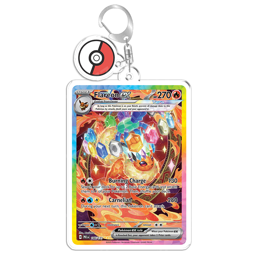 Model Kit Umbreon - Anime Acrylic Keychain for Eevee Flareon