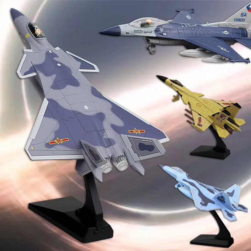 Model Kit Plane - J15 F16 F22 Aircraft Serie Rafale