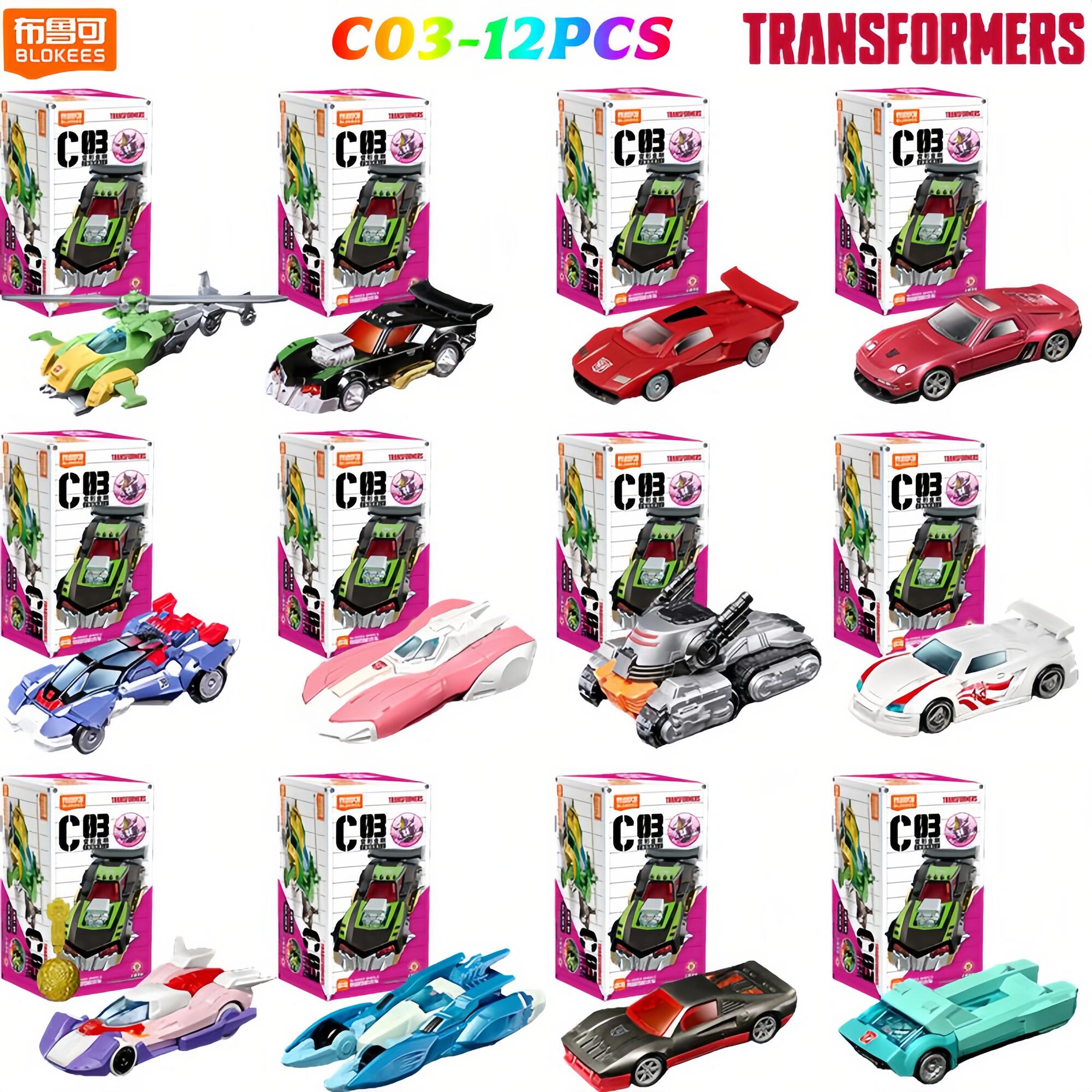 Model Kit Rodimus - Blokees Transformers C03 12PCS Optimus Prime