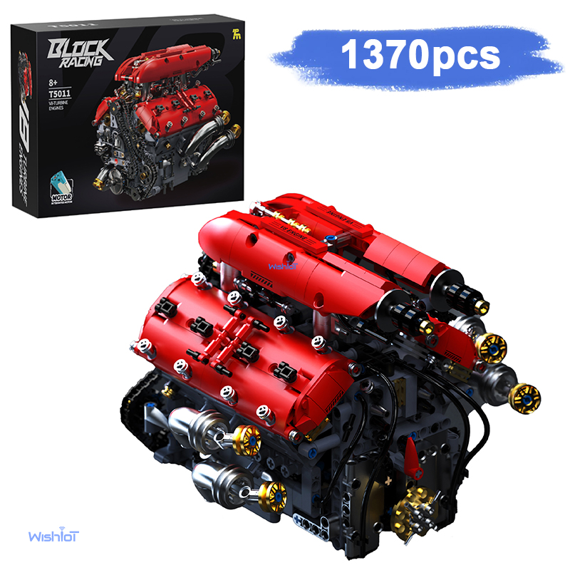 Model Kit Locomotive - T5011 V8 Turbo Engine Model Electric