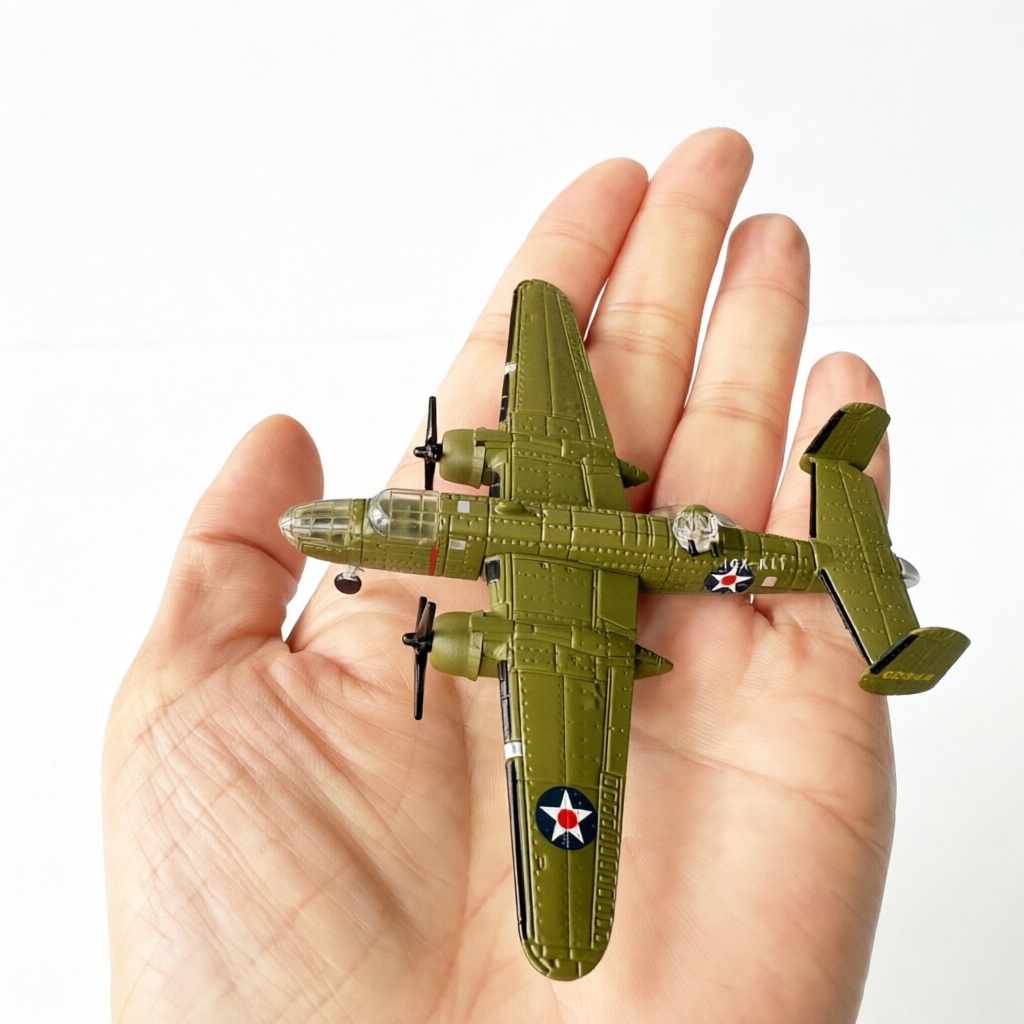 Model Kit Plane - 1/200 Scale WWII U.S. B-25 Mitchell