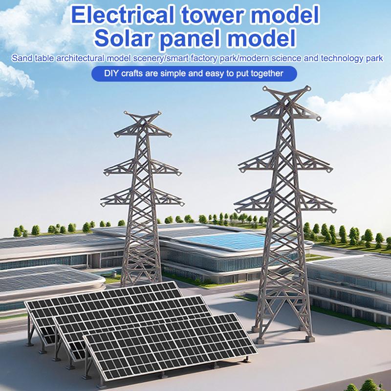 Model Kit Plastic - ●Mini Model Electric Power Tower 1:100/1:150