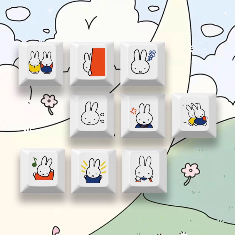New Miffy rabbit cartoon cute  - Model Kit Plastic บทวิจารณ์และราคา