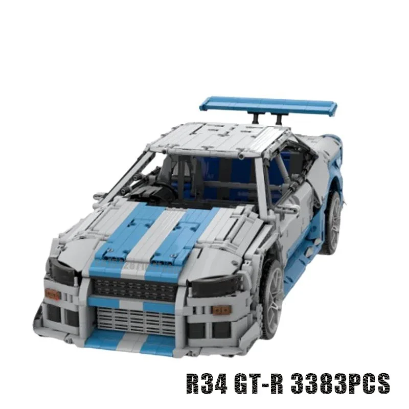 3383PCS supercar model buiding - Model Kit R34 บทวิจารณ์และราคา