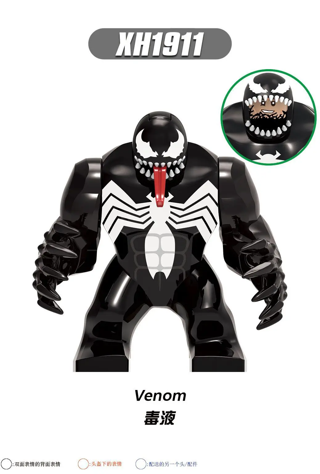 Marvel Action Doll Mini Buildi - Model Kit Venom บทวิจารณ์และราคา
