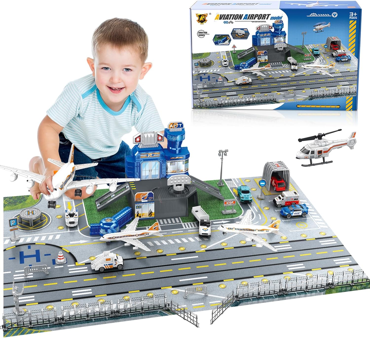 Children's Airport Scene Toy S - Model Kit Plane บทวิจารณ์และราคา