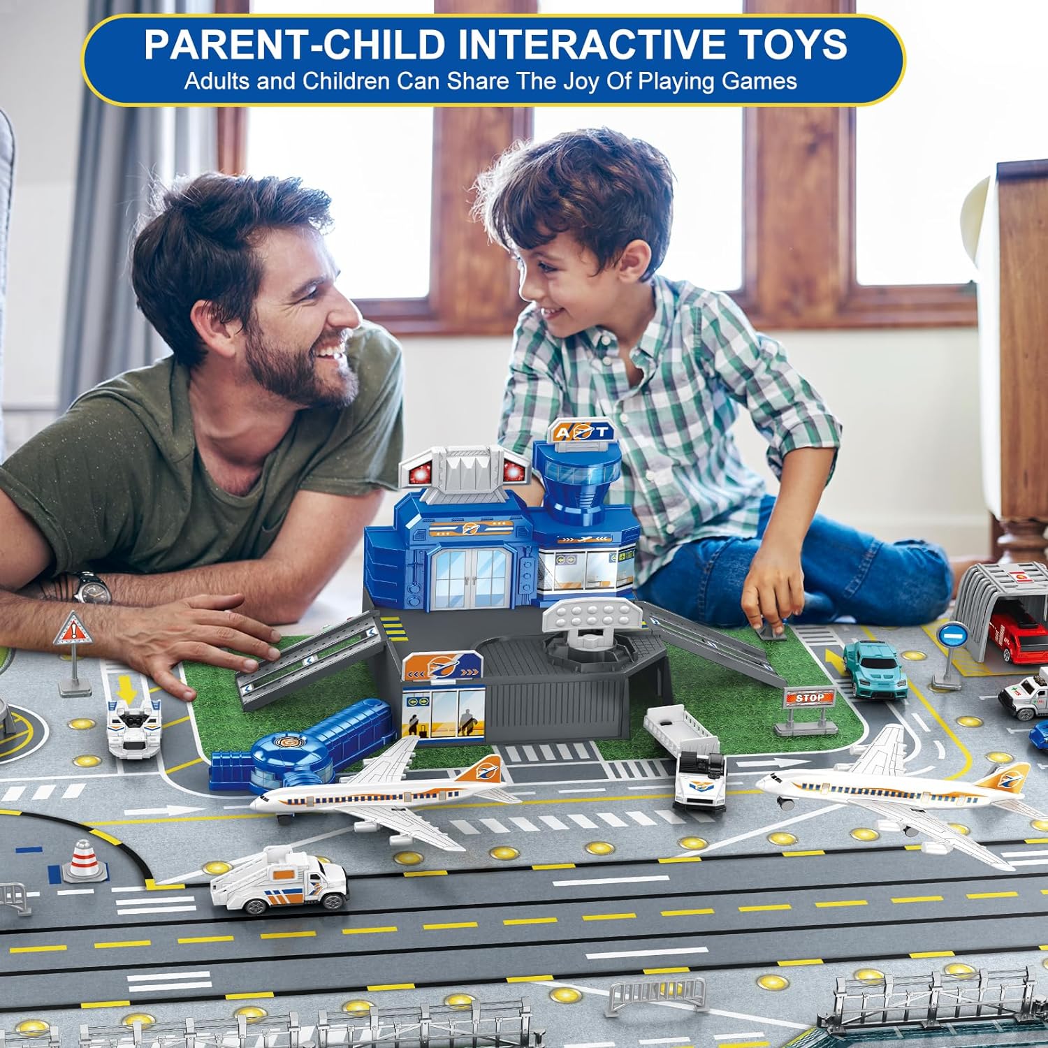 Children's Airport Scene Toy S - Model Kit Plane บทวิจารณ์และราคา