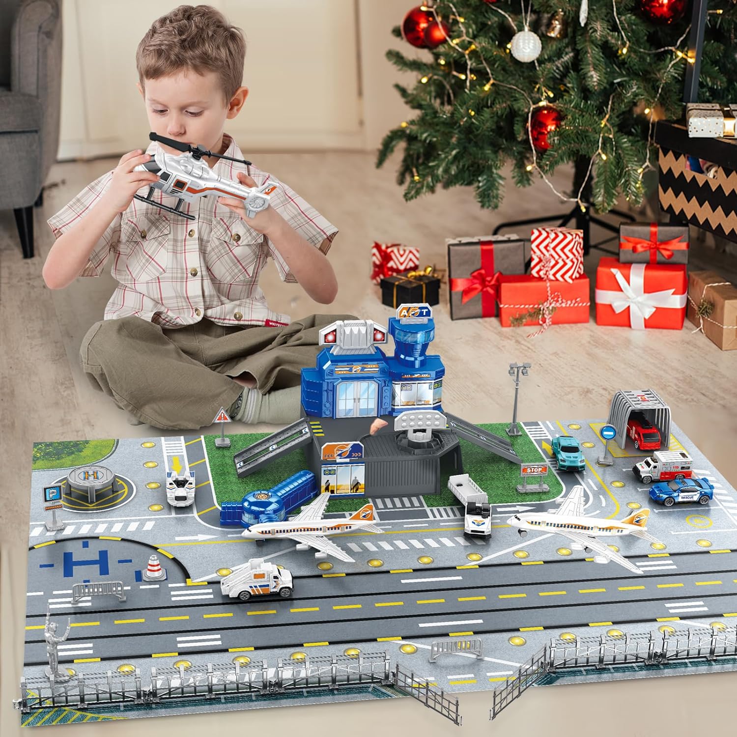Children's Airport Scene Toy S - Model Kit Plane บทวิจารณ์และราคา
