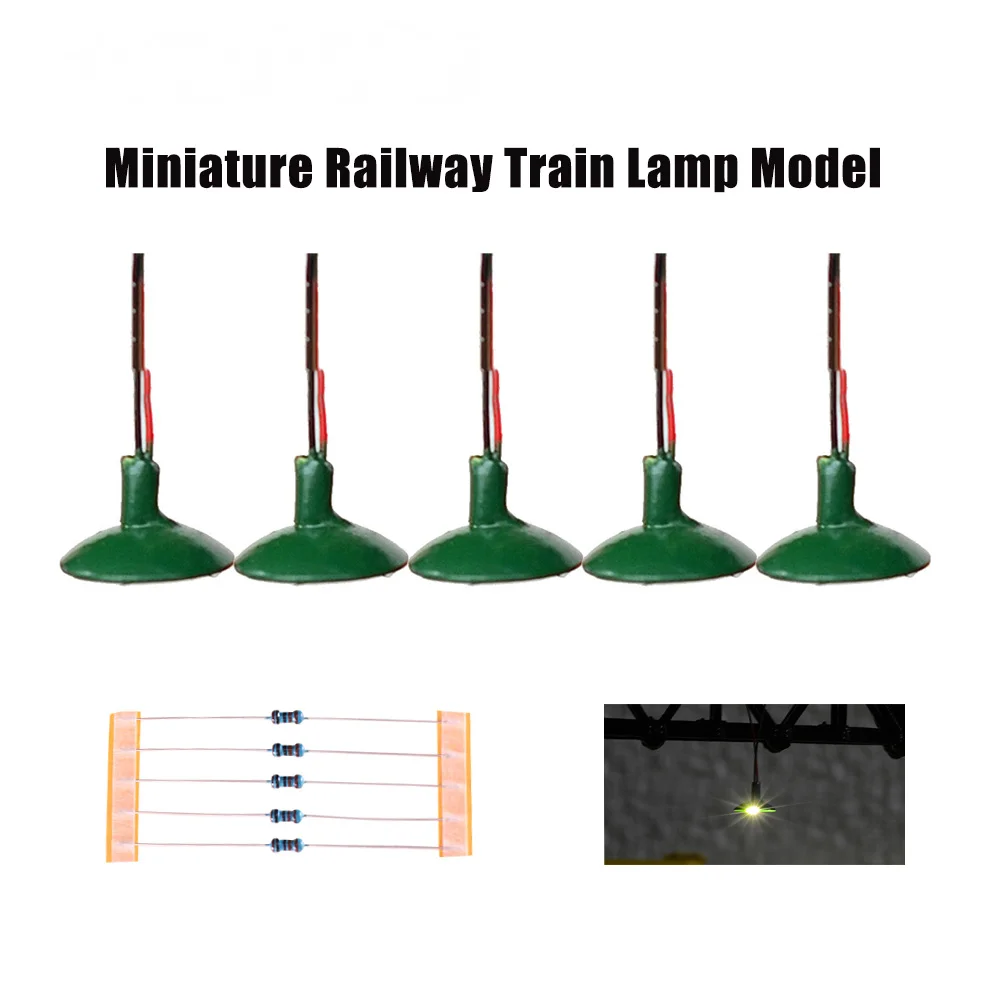 5PCS Miniature Wall Lamp Model - Model Kit Locomotive บทวิจารณ์และราคา