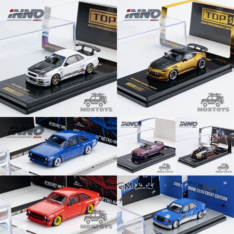 INNO 1:64 R34 RZ34 ESCORT MK2  - Model Kit R34 บทวิจารณ์และราคา