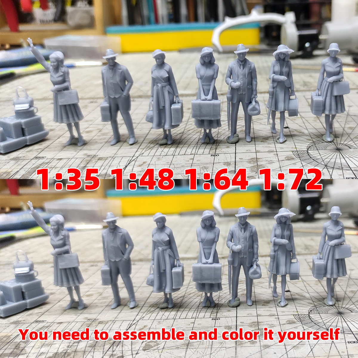 3d airport wharf train railway - Model Kit Locomotive บทวิจารณ์และราคา