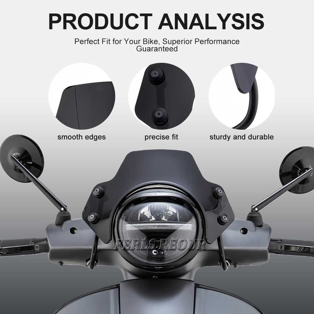 Front Windscreen Flyscreen Kit - Model Kit Vespa บทวิจารณ์และราคา