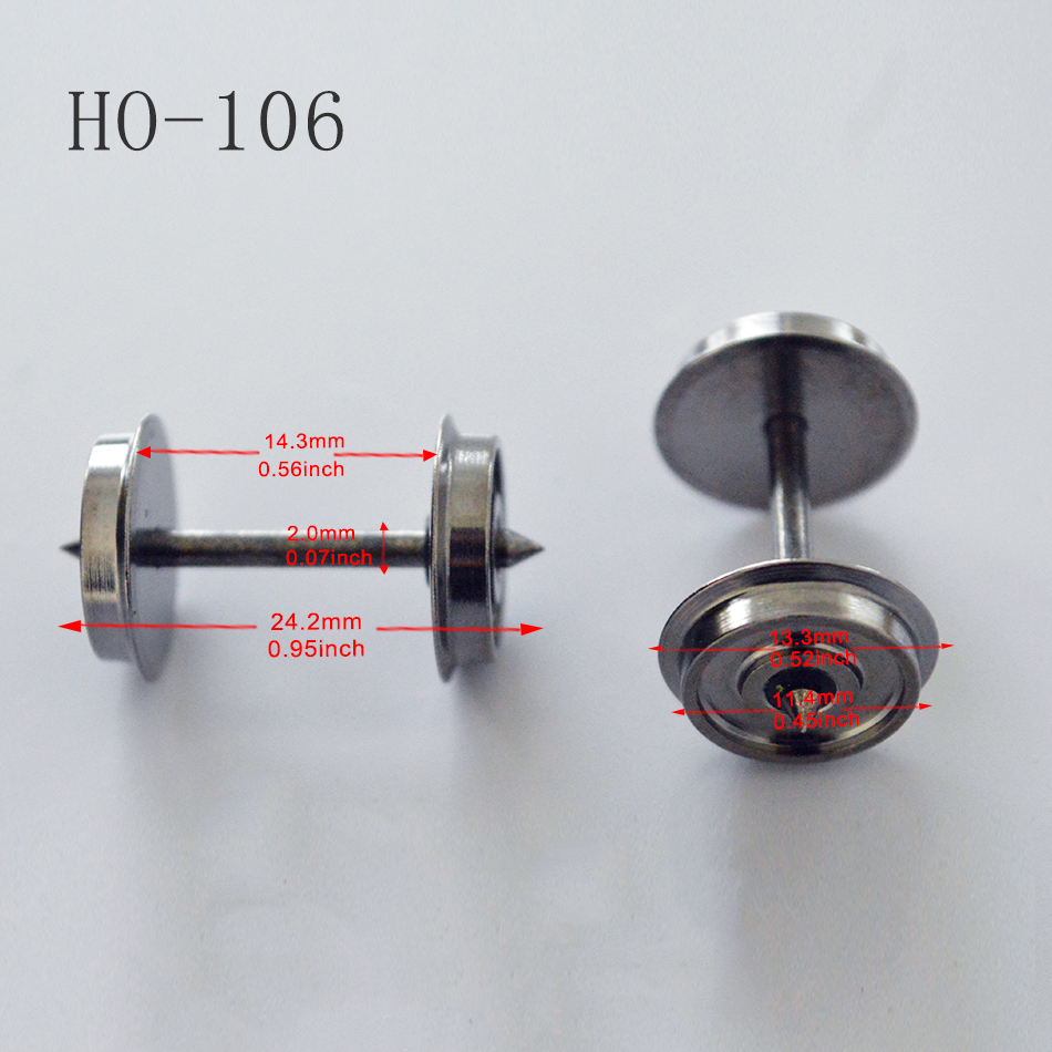 HO 1:87 Metal wheels for Model - Model Kit Locomotive บทวิจารณ์และราคา