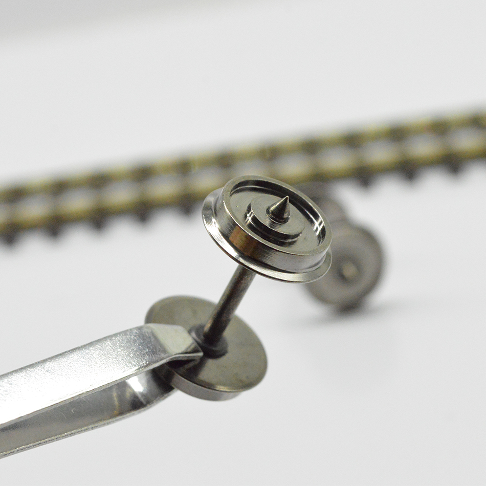 HO 1:87 Metal wheels for Model - Model Kit Locomotive บทวิจารณ์และราคา
