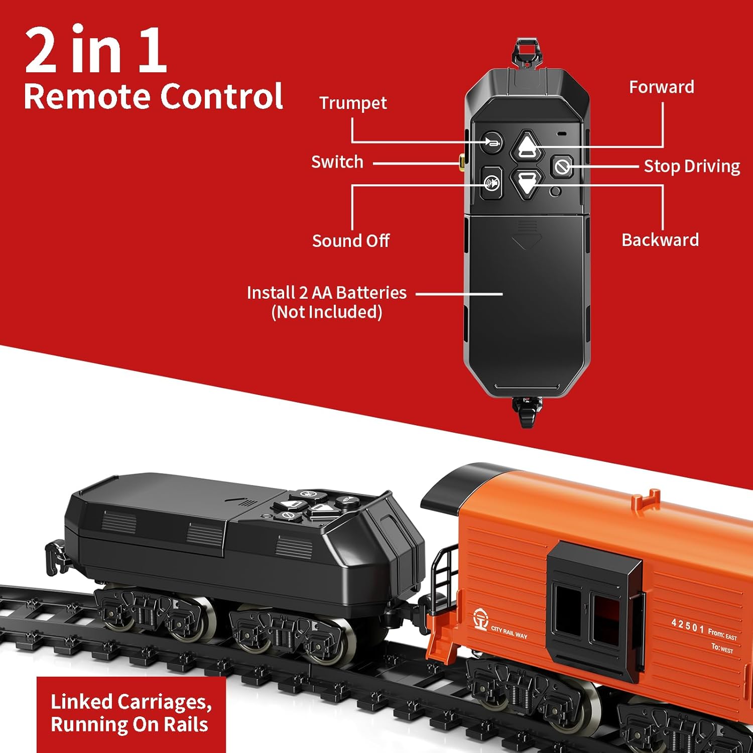 Model Train Set, Remote Contro - Model Kit Locomotive บทวิจารณ์และราคา