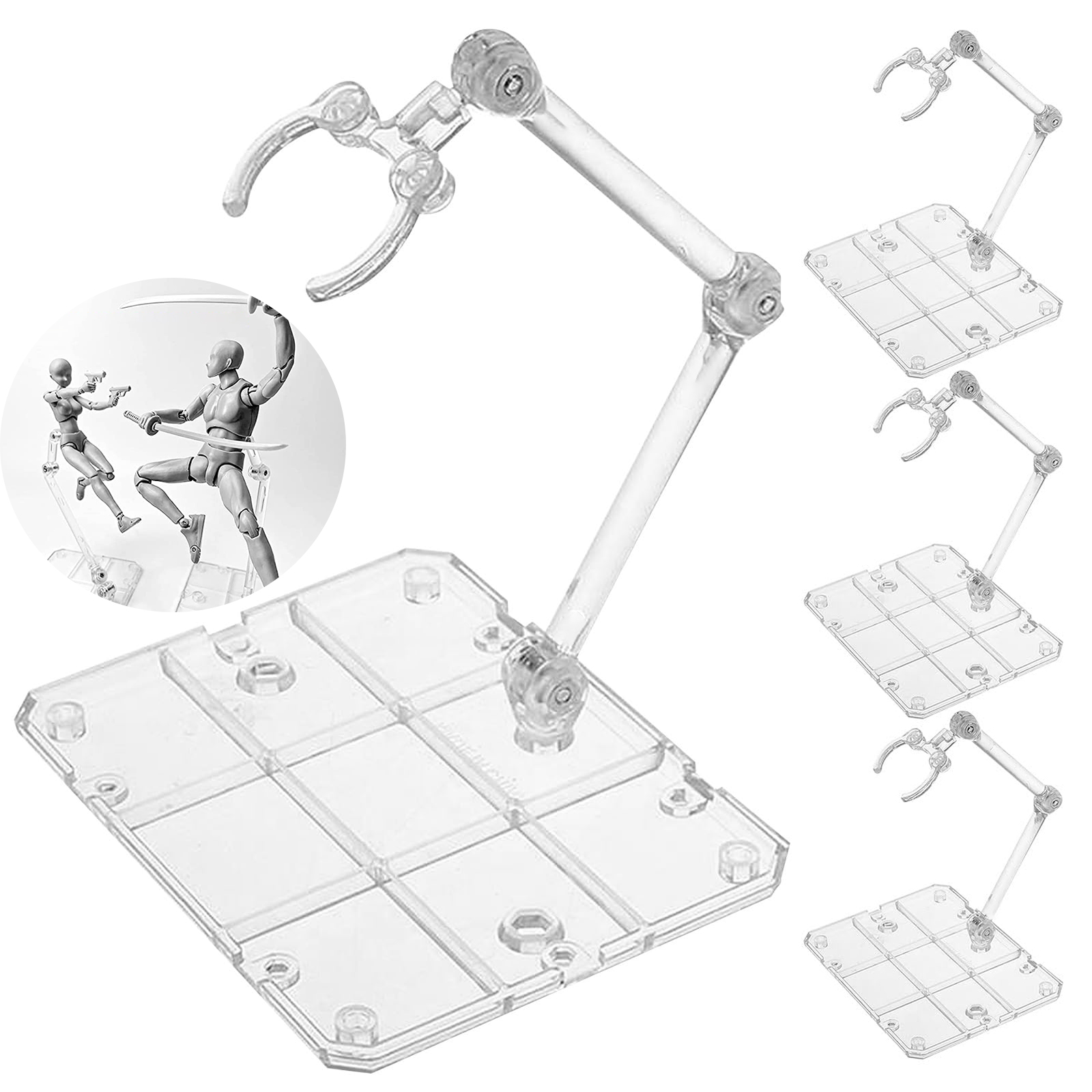 Clear Action Figure Stand,Asse - Model Kit Hg บทวิจารณ์และราคา