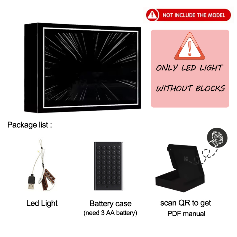DIY LED Light Kit For LEGO 102 - Model Kit Vespa บทวิจารณ์และราคา