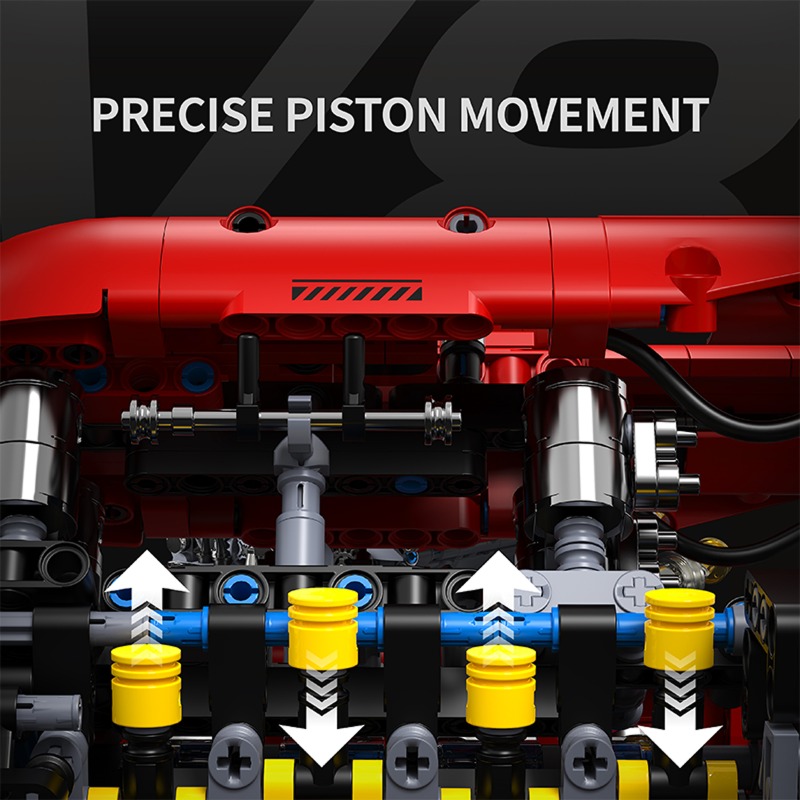 T5011 V8 Turbo Engine Model El - Model Kit Locomotive บทวิจารณ์และราคา