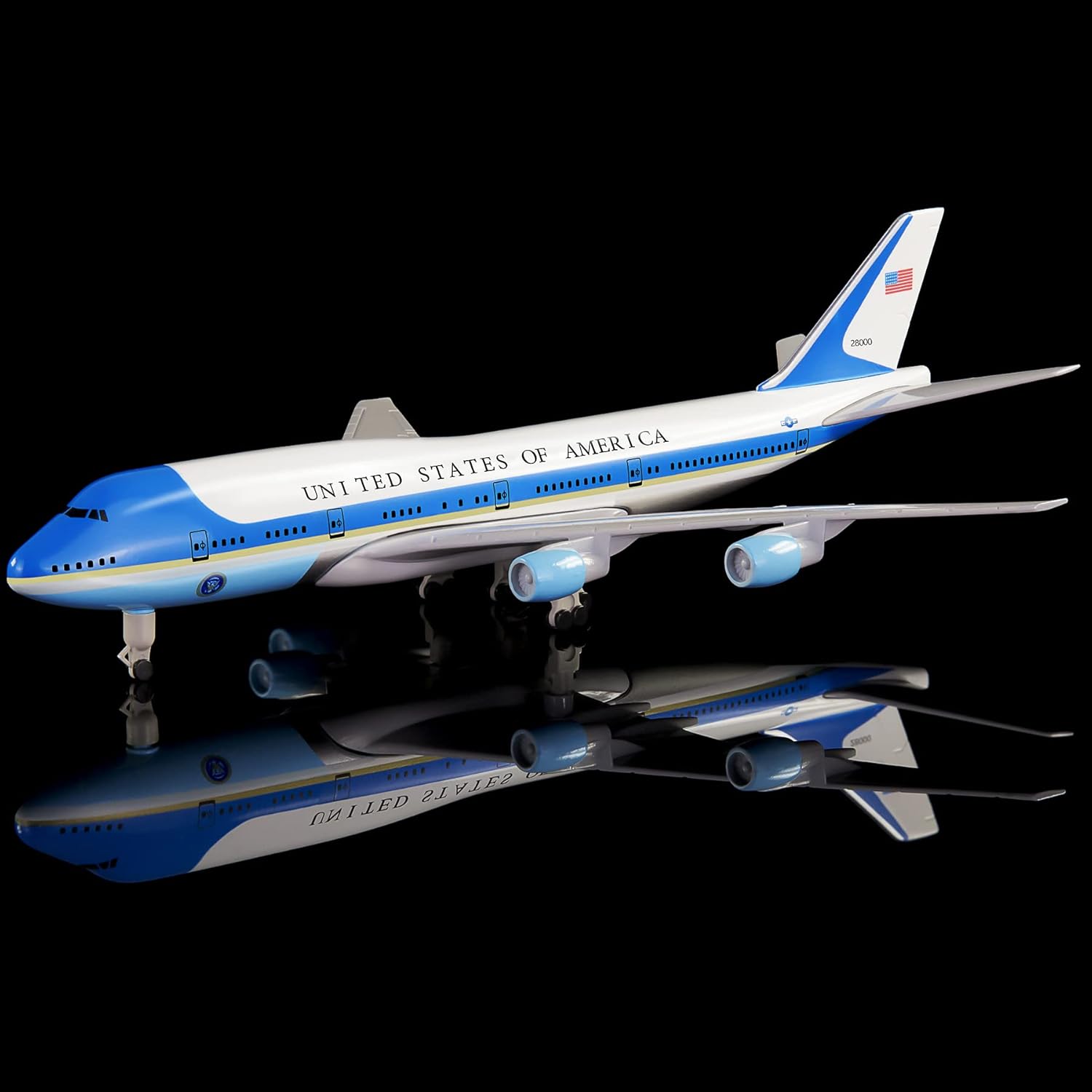 1/300 Scale Air Force One B747 - Model Kit Plane บทวิจารณ์และราคา