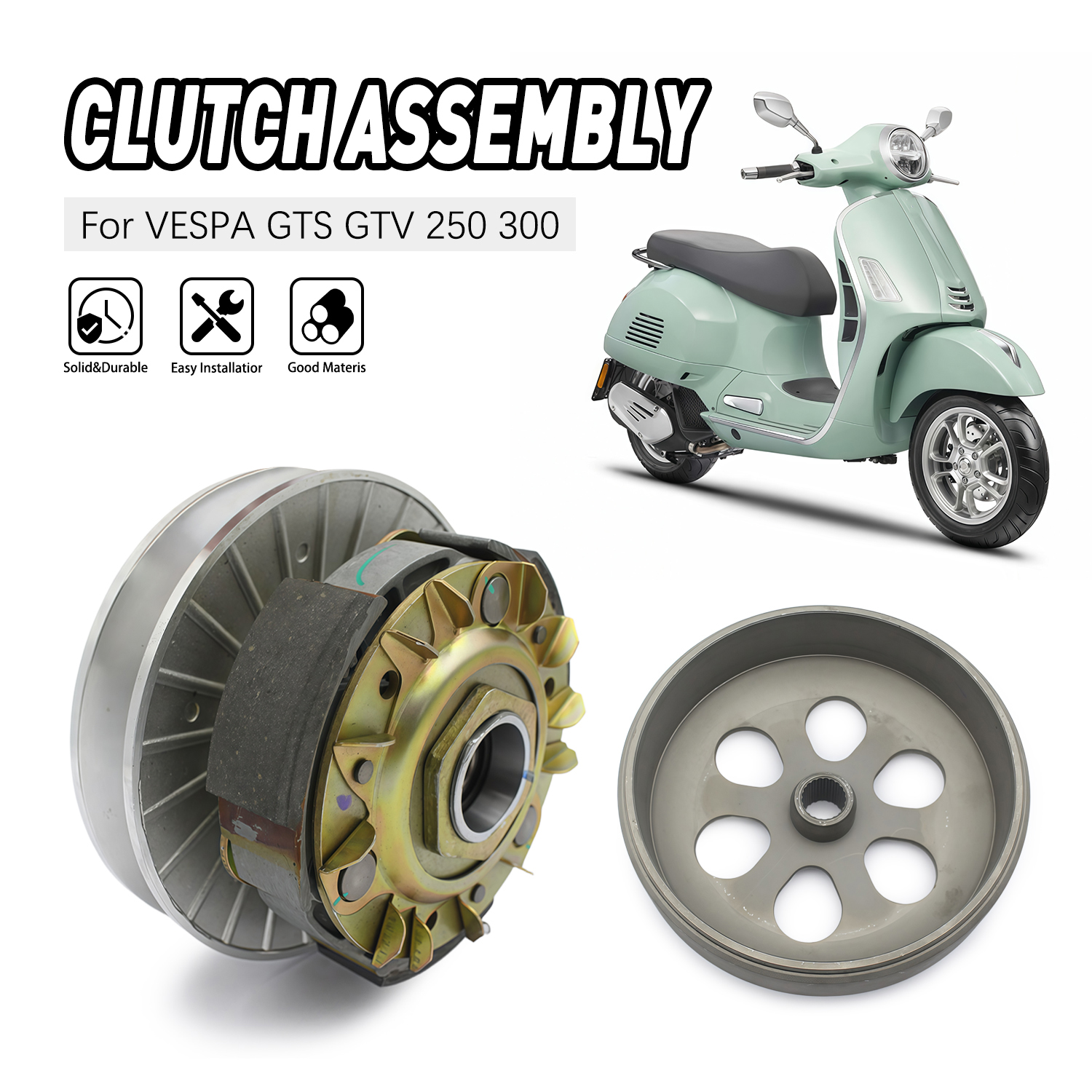 Motorcycle Clutch Pulley Assem - Model Kit Vespa บทวิจารณ์และราคา