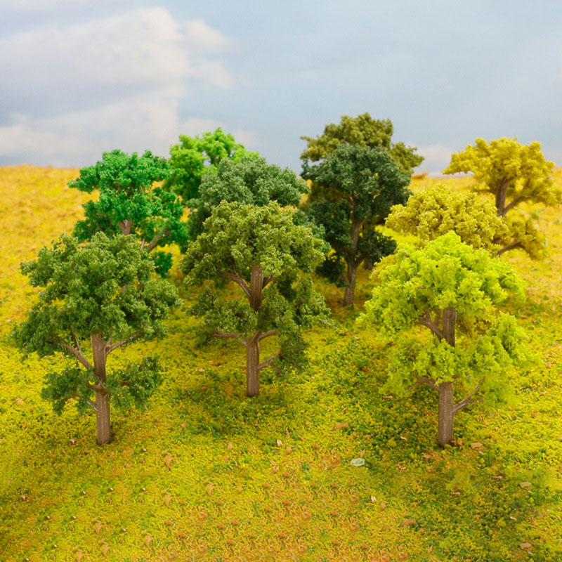 10pcs 5.5CM Trees Model Train  - Model Kit Locomotive บทวิจารณ์และราคา