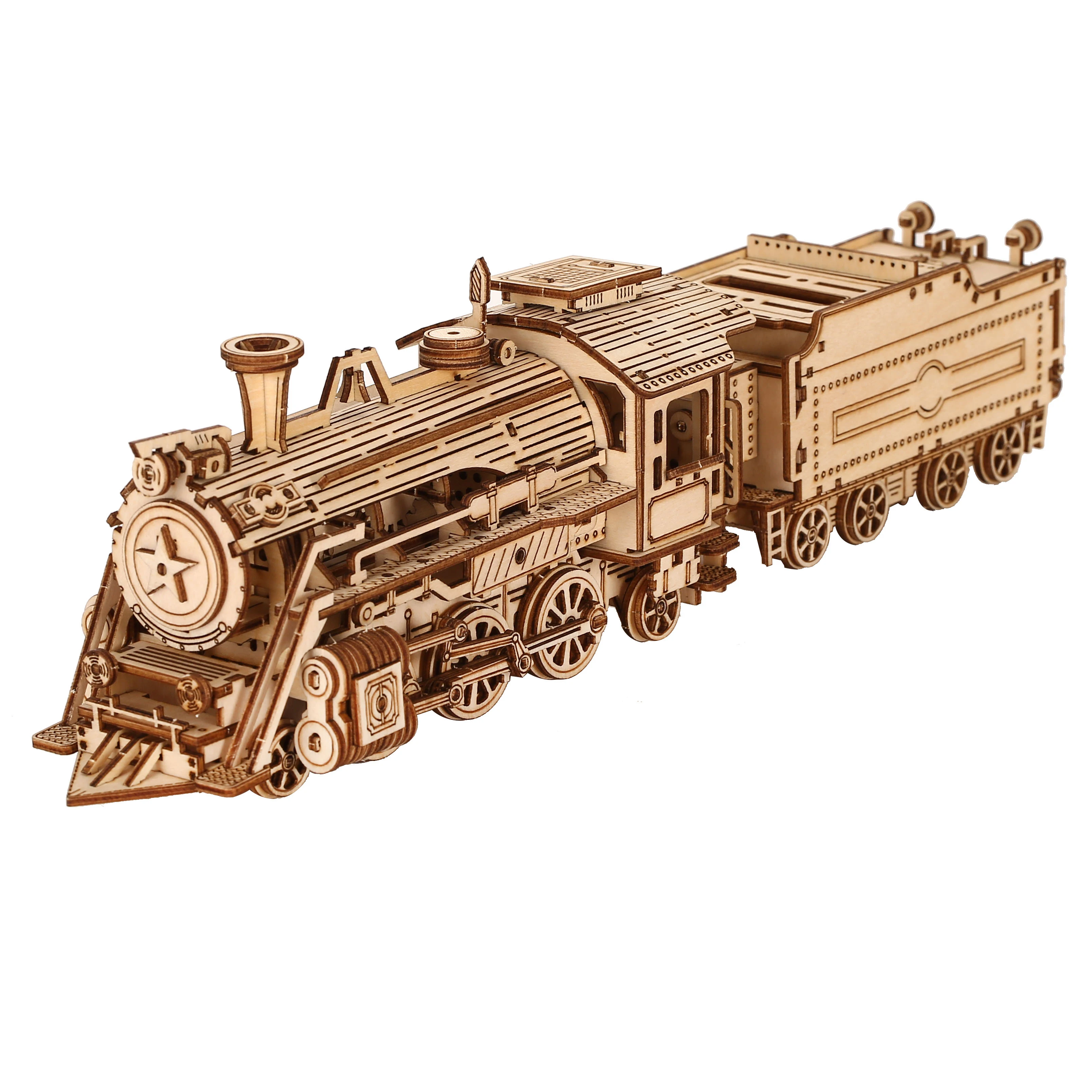 Locomotive 3D Wooden Puzzle Sc - Model Kit Locomotive บทวิจารณ์และราคา