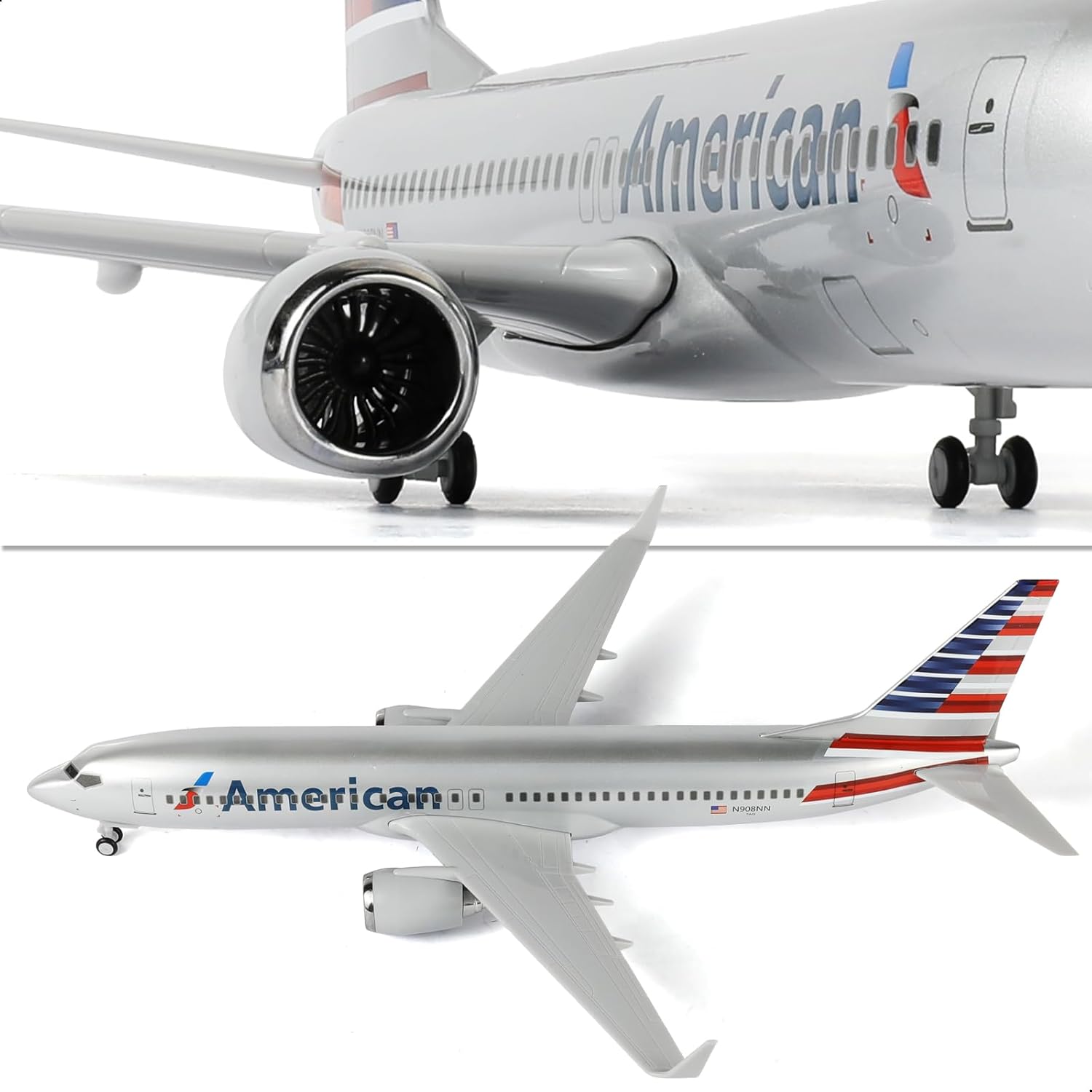 30cm American B737 Diecast Res - Model Kit Plane บทวิจารณ์และราคา
