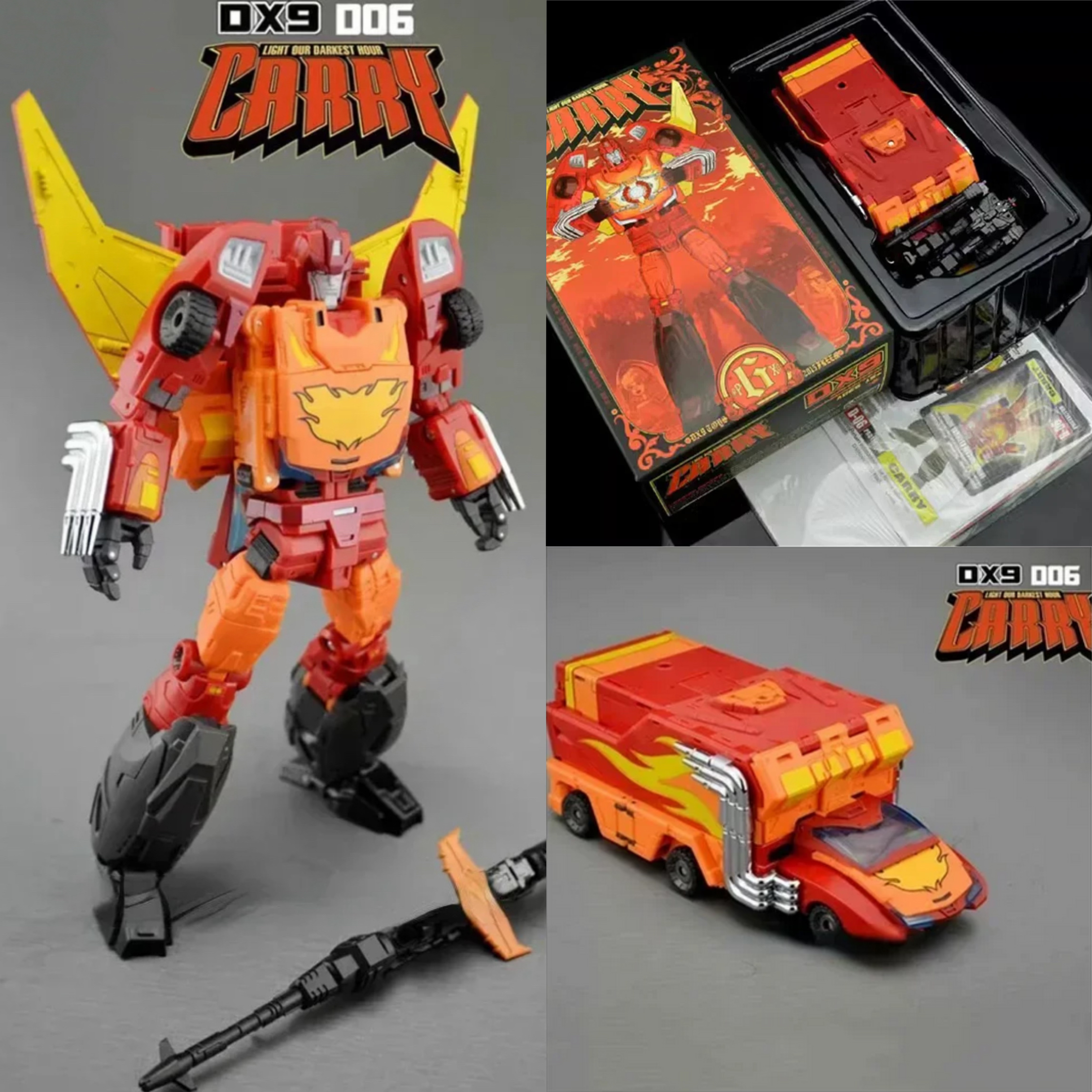 DX9 Transformation Toy D06 Car - Model Kit Rodimus บทวิจารณ์และราคา