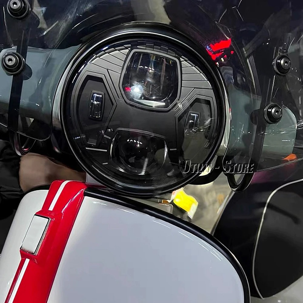 LED Headlight Assembly Black C - Model Kit Vespa บทวิจารณ์และราคา